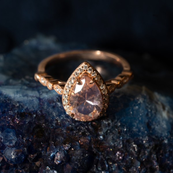 Crystal Crystal Stone Ring