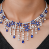 Sapphire choker Sapphire Stone Choker